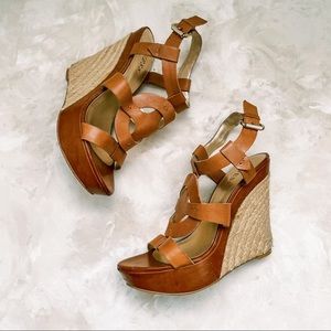 Guess Wedges Sandals in a size 8